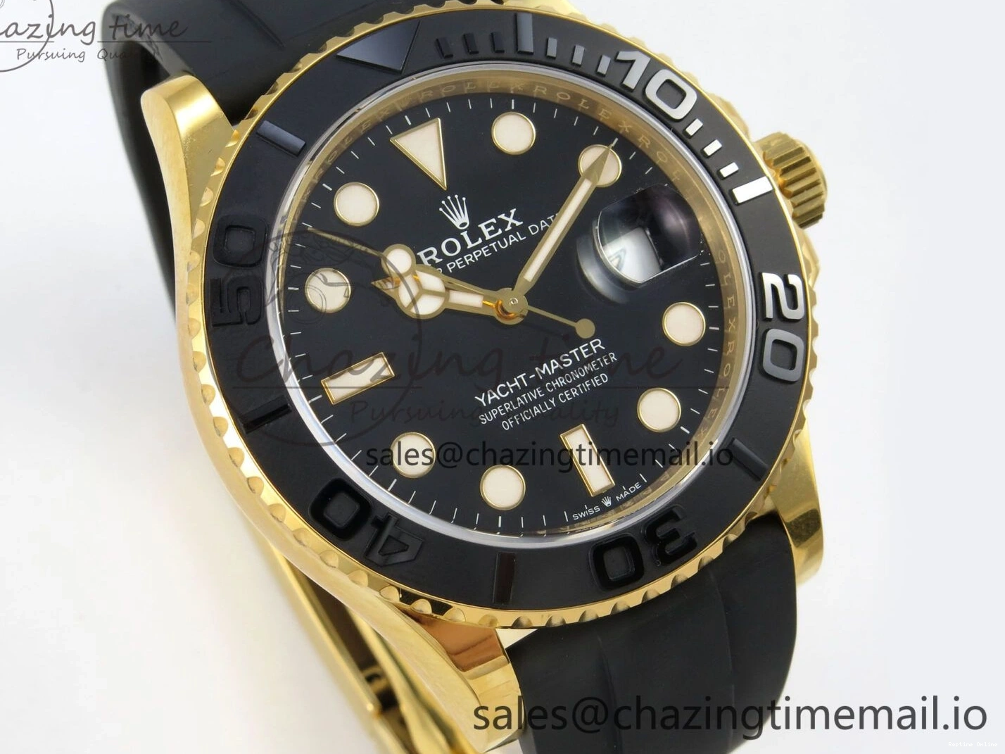 0102 Resilient Yacht-Master 226658 VSF 1:1 Best Edition Black Dial on Oysterflex Strap VS3235 (Gain Weight) V 174